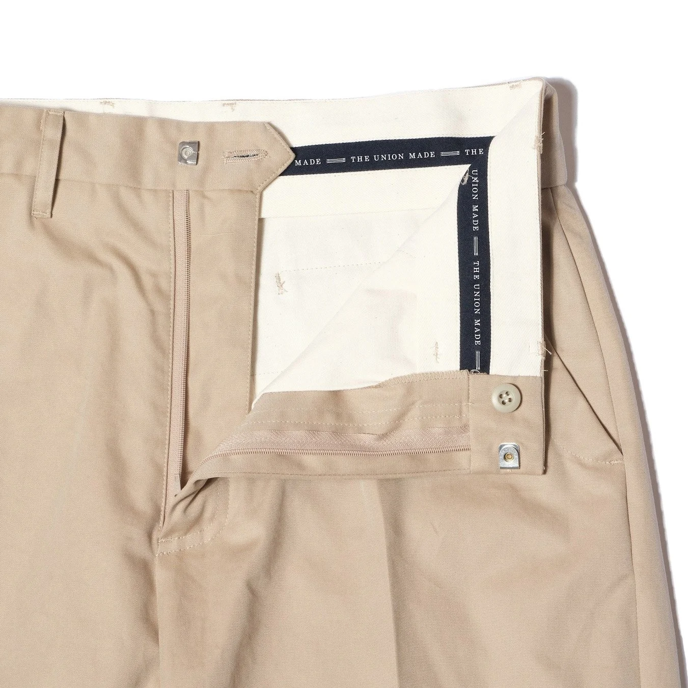 THE FABRIC “CHINO TROUSERS PANTS” — THE UNION